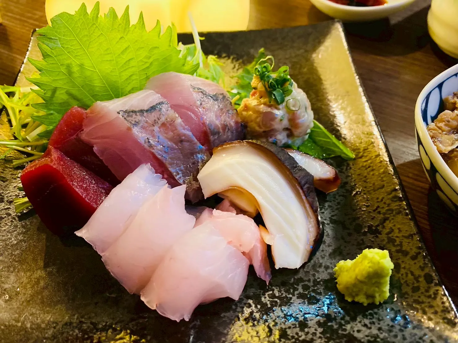 刺身の盛り合わせ